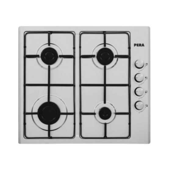 Pera POAX TG 64 Ankastre Gazlı Ocak Silver